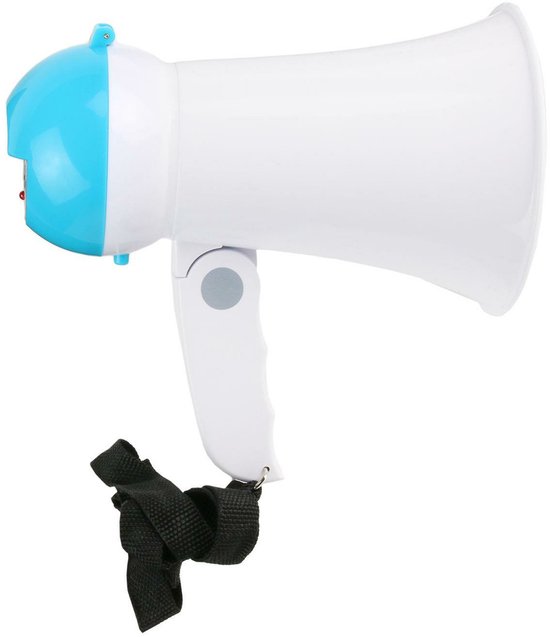 Draagbare Megafoon Bullhorn 20 Watt Vermogen Megafoon Luidspreker Stem En Sirene Alarm Modi Met Volumeregeling En Riem Draagbare Megafoon Bullhorn 20 Watt Vermogen Megafoon Luidspreker Stem En Sirene Alarm Modi Met Volumeregeling En Riem