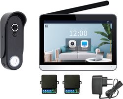 Doorsafe 4656 + voeding + WIFI & APP - HD draadloze internet camera deurbel + 7