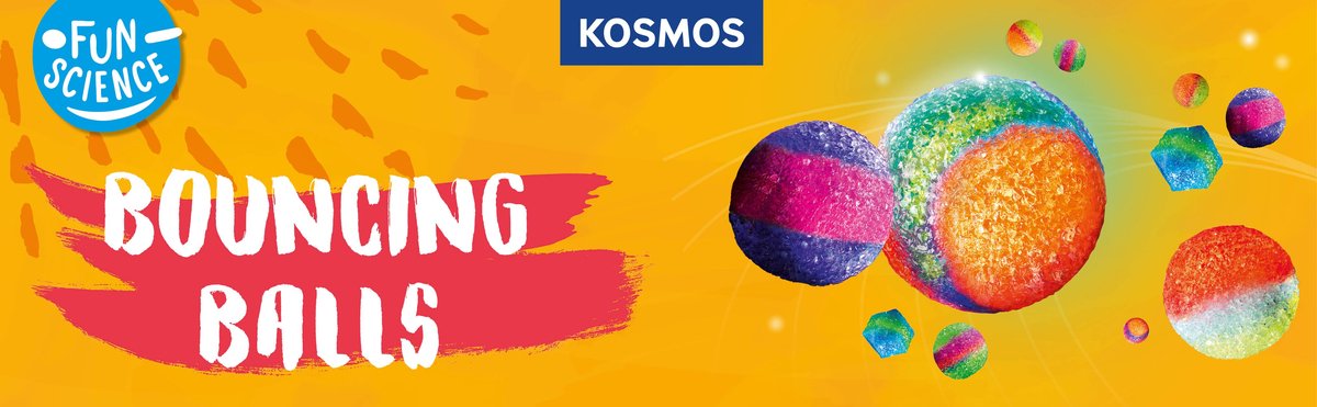 KOSMOS Bouncing Balls - Experimenteerset - Maak Je Eigen Stuiterballen - Inclusief Glow-in-the-Dark Effecten en Wiebeloogjes - Tot 20 Stuiterballen - STEM Speelgoed - Vanaf 8 Jaar — afbeelding 6