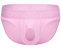 SUKREW U-Style Brief Summer Pink - MAAT XXL - Erotisch Heren Ondergoed - Slip voor Man - Sexy mannen Slip