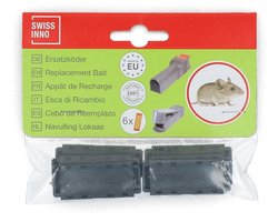 Swissinno 1 090 001K Köder natural Extra aas Geschikt voor merk Swissinno SuperCat Mousehouse, No See No Touch 6 stuk(s