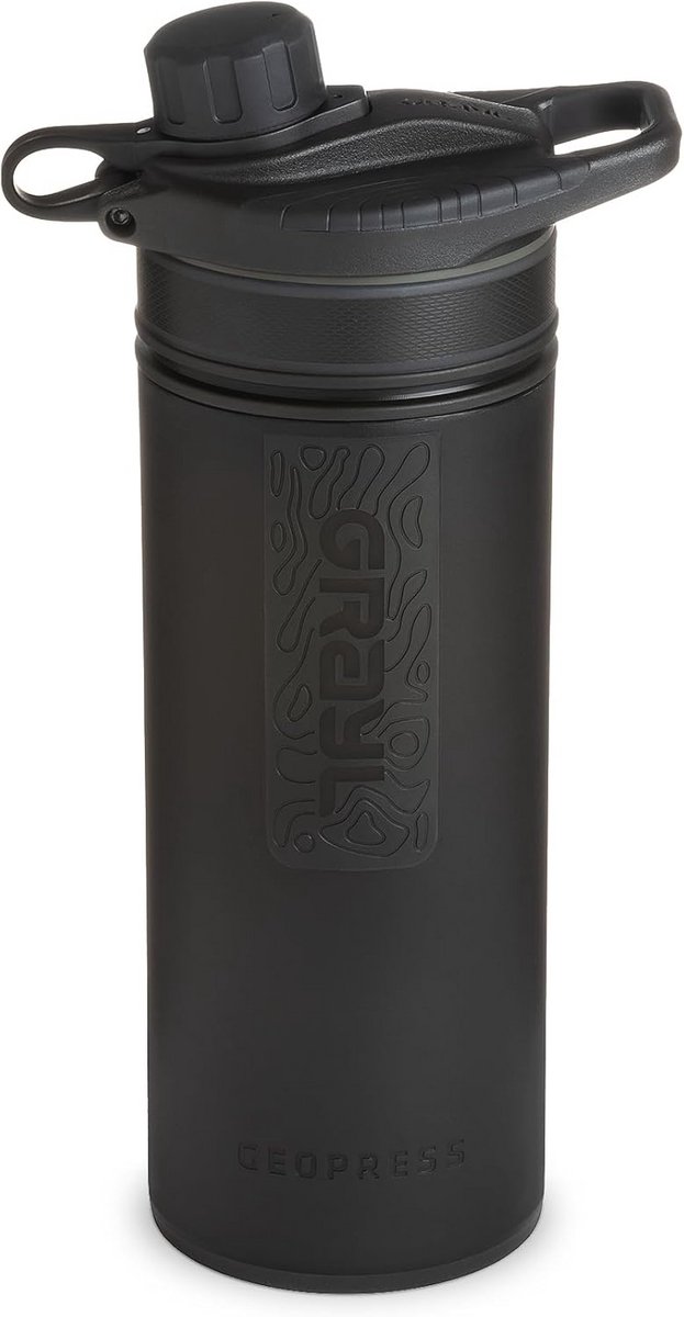 Outdoor Waterfilter 710 ml voor Drinkwater - Verwijdert 99,99% van Bacteriën en Virussen - Perfect voor Kamperen en Reizen