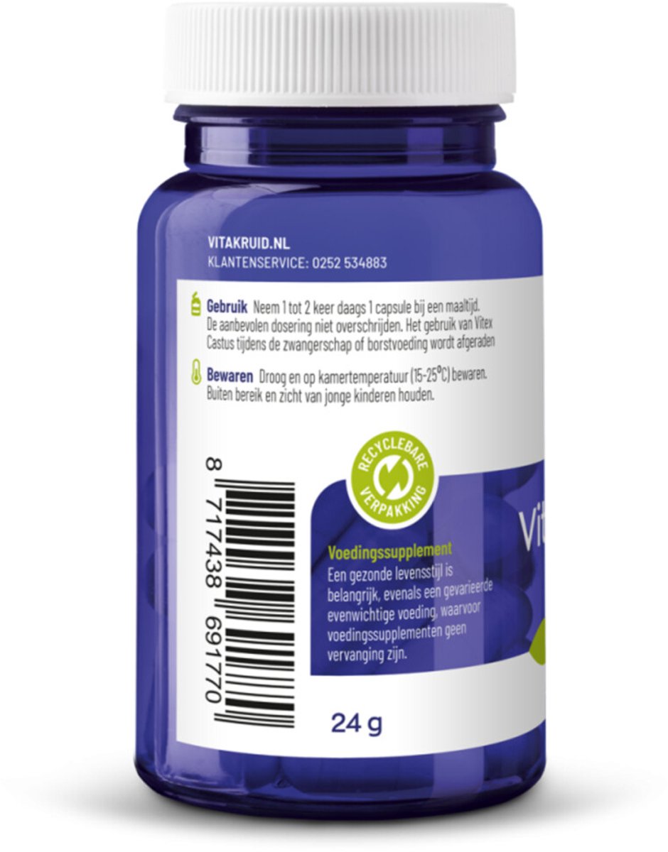 Goedkoopste 2x Vitakruid Vitex Agnus Castus 60 vegacapsules