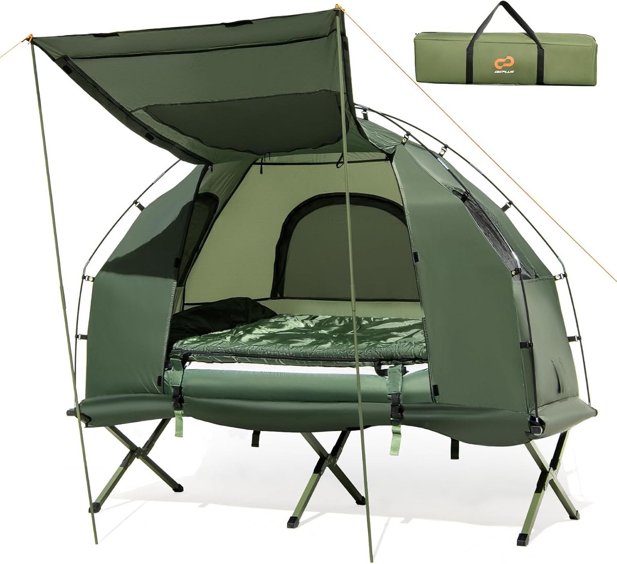Multifunctioneel Campingbed met Tent en Voortent - 5-in-1 Outdoor Set