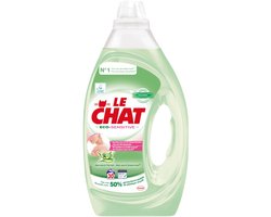 Le Chat Eco-Sensitive - Vloeibaar Wasmiddel - Witte en Gekleurde Was - Aloë Vera & Groene Thee - 30 Wasbeurten - 1 stuk