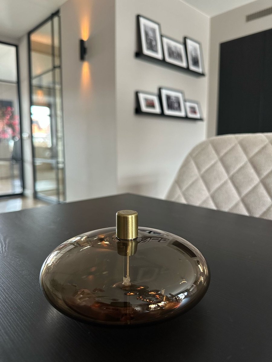 Peri Living olielamp Disc champagne brass S