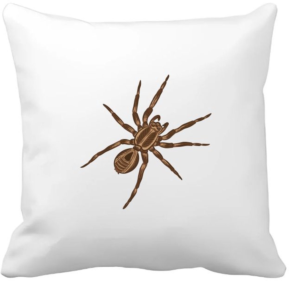 Akyol spinnen Kussen hoes - Insecten - dieren liefhebbers - spin - vogelspin - tarantula - 40 bij 40 cm Multicolor
