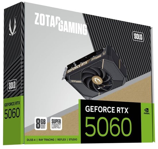 Zotac GAMING GeForce RTX 5060 SOLO NVIDIA 8 GB GDDR7