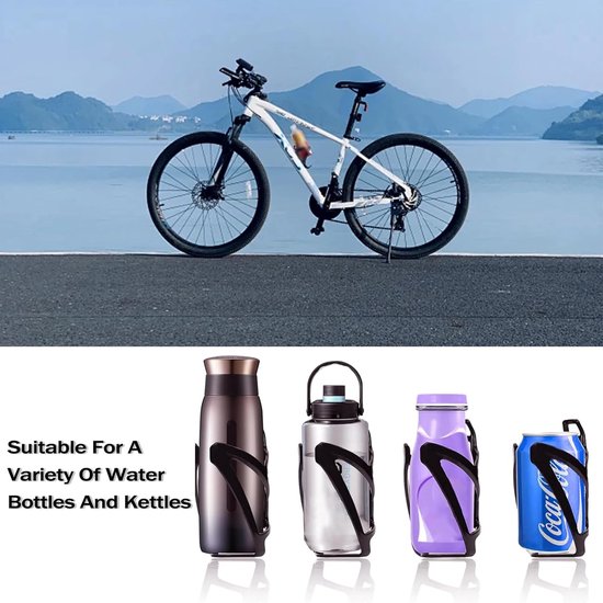 Bidonhouder voor de fiets - Set bidonhouders voor de fiets - Eenvoudig te installeren fietsuitrusting - Voor MTB - Racefiets - Fiets (2 stuks) — afbeelding 3