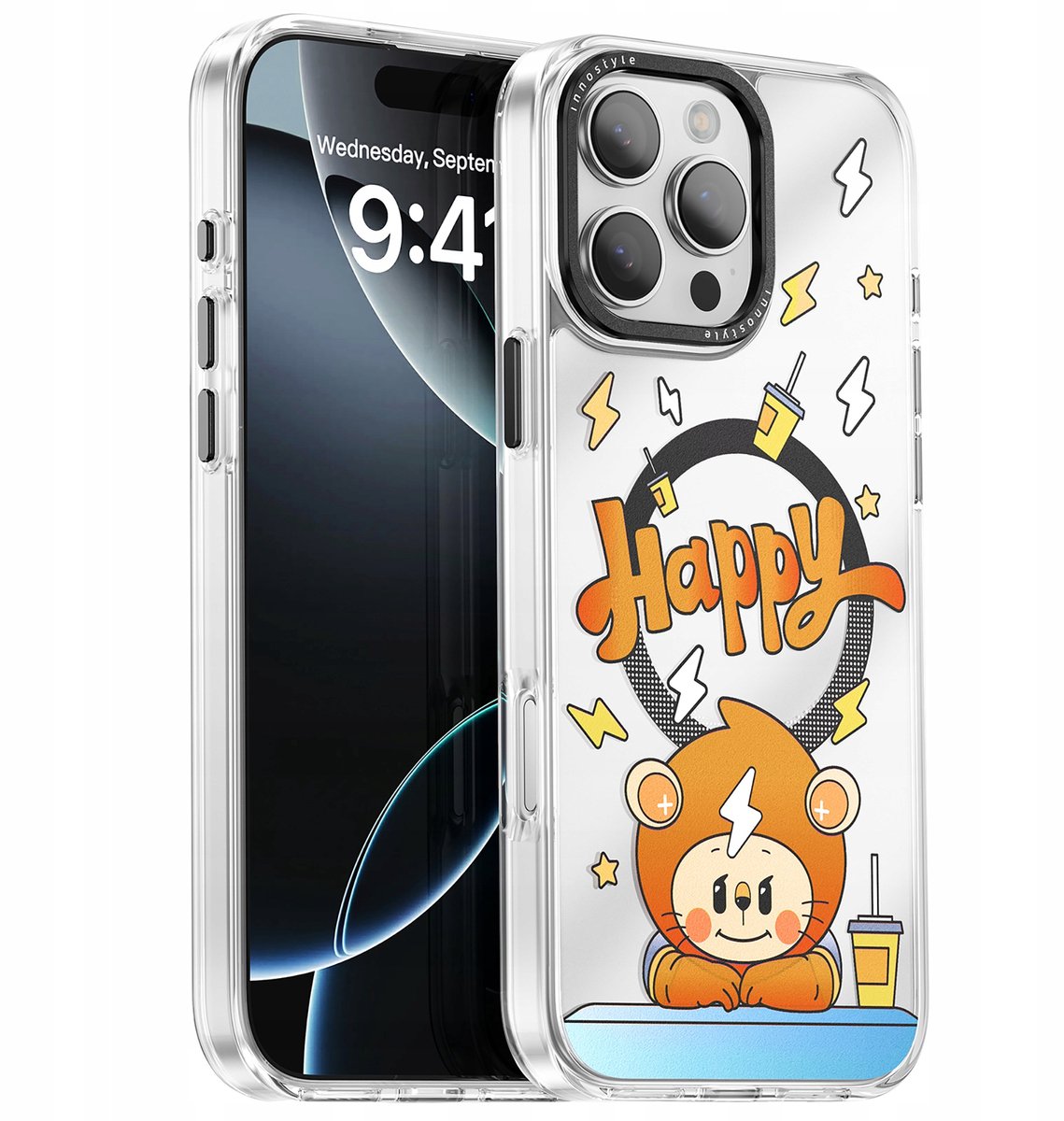 Innostyle Magnetische Hoes Verstevigd Hoesje Voor Magsafe Iphone 16 Pro Max