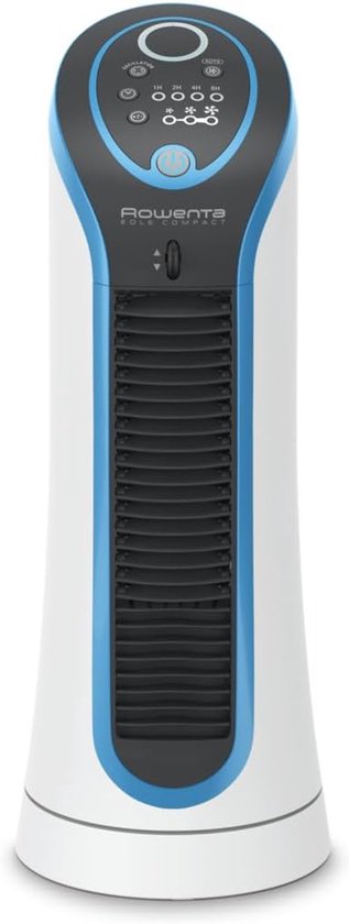 Rowenta Eole Compact VU6210F0 stille tafelventilator 3D-luchtstroom, draagbaar, timer, LED-display, 45dB