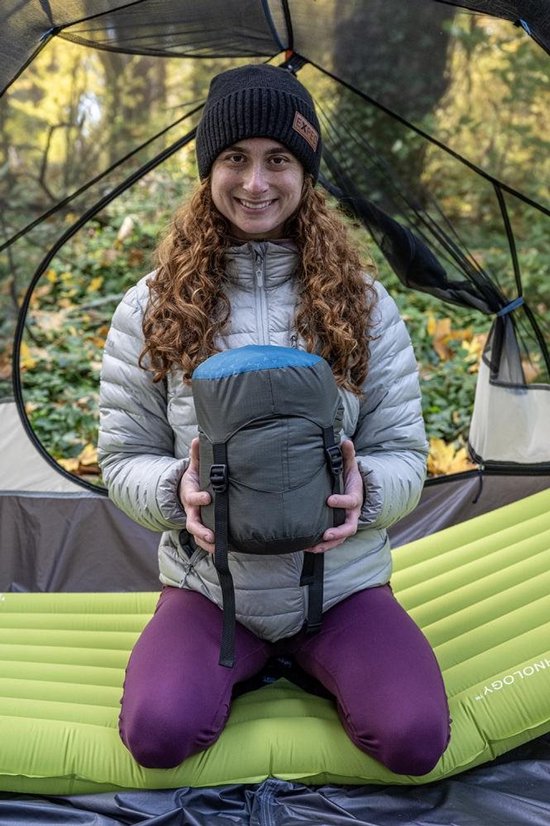 Exped Deepsleep (5°C) - Medium - Slaapzak Mummymodel - Deapsea blauw / Moraine bruin van Exped — afbeelding 5