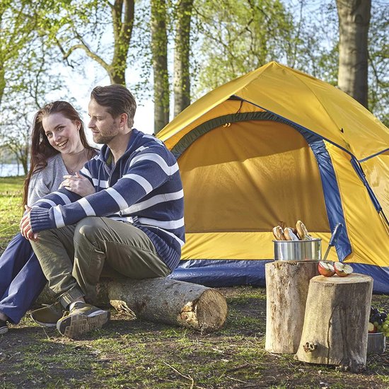Lichtgewicht Pop Up Tent voor 2-3 Personen | Waterdicht Koepeltent voor Kamperen en Festivals | Snel Op te Zet & Weerbestendig | Comfortabele Bescherming tegen Zon en Wind — afbeelding 3