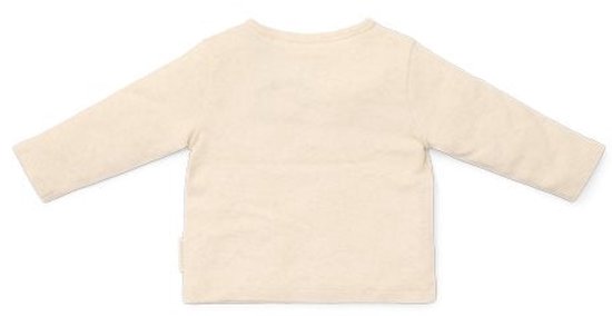 T-shirt Little Dutch à manches longues - Taille 74 - Sable mêlé