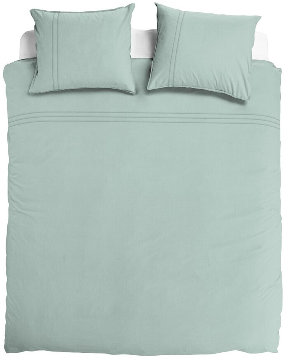 Presence Dekbedovertrek Egyptisch Katoen Uni - Jade - 240x260