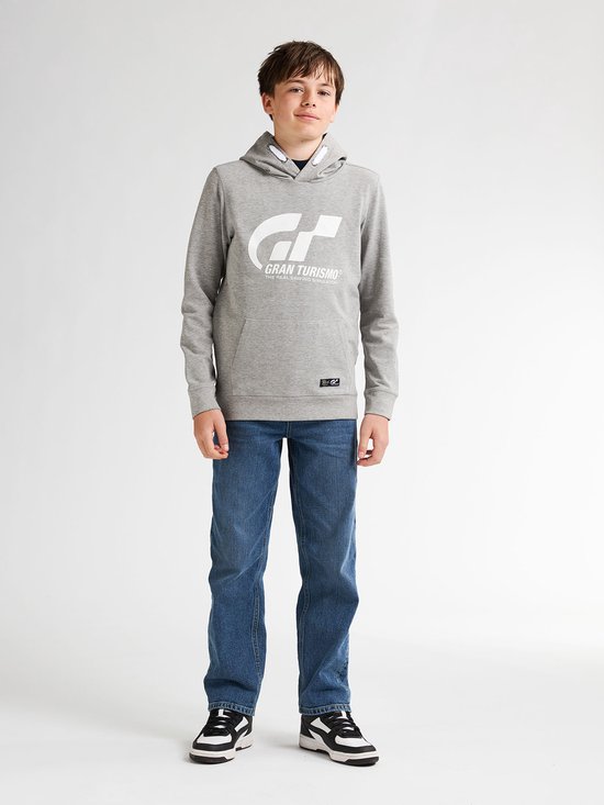 Petrol Industries - Jongens Casual Hoodie Gran Turismo Torque - Grijs - Maat 104