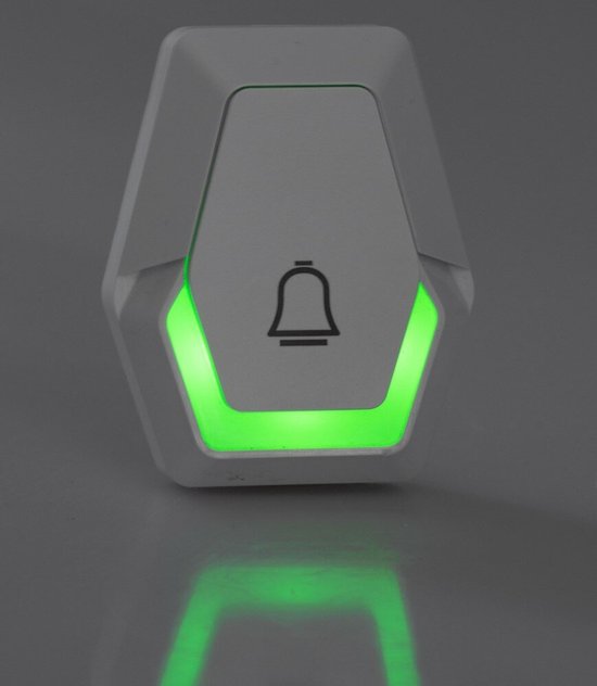 Pilota Porta draadloze deurbelset 400 m bereik met 4 plug-in ontvangers + flitslicht — afbeelding 4