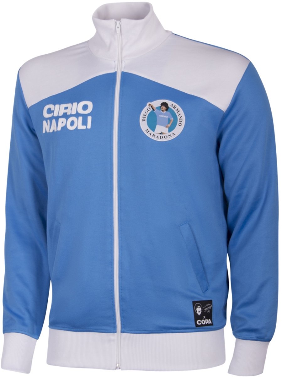 COPA - Maradona Napoli 1984 Retro Voetbalvest - Heren - Blauw - S