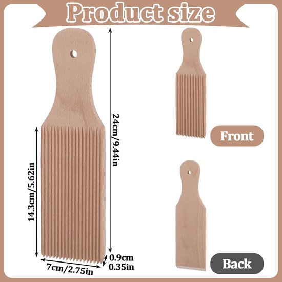 Gnocchi Board en Pastamachine Accessoires voor Zelfgemaakt Pasta van Marcato — afbeelding 3