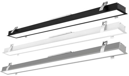 Réglette Encastrable LED 120cm 35W Blanc - Blanc Neutre 4000K - 5500K