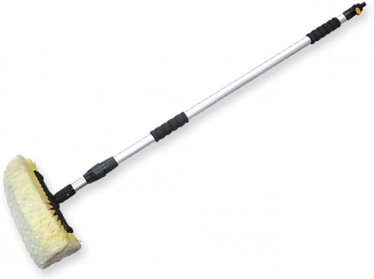 Professionele wasborstel voor auto en vrachtwagen met telescoopsteel tot 250 cm