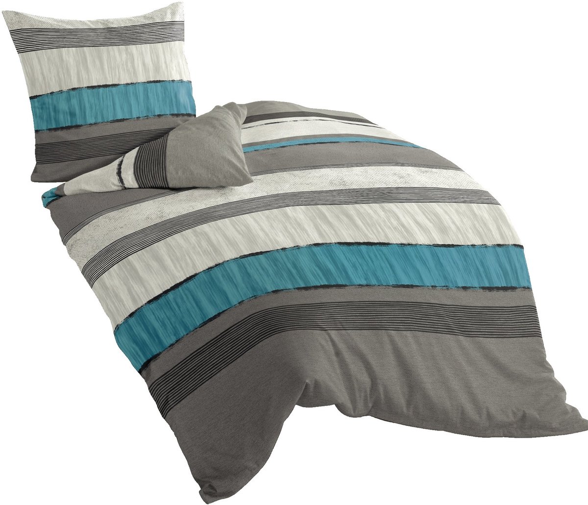 Unyqoos Buitengewoon Luxe Beddengoedset van Satijn met Zilverkleurige en Multicolor Ontwerpen kleurijk