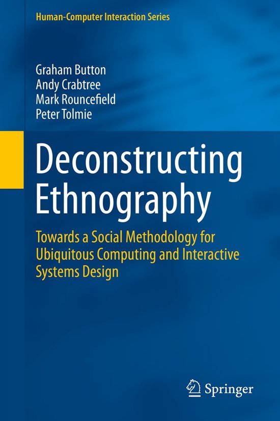 Deconstructing Ethnography - cover