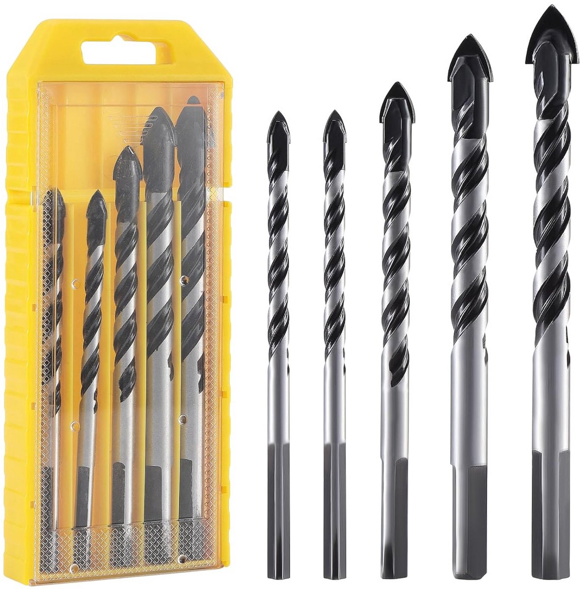 Tegelboren Set - 5 Stuks Voor Keramiek, Glas, Hout en Baksteen