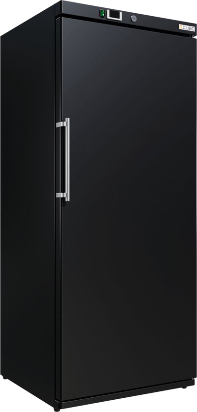 Cubo Horeca Koelkast 510L - Zwart met LED-verlichting - 1 deur met 5 planken - Energiezuinig - CS-BR600V - Frigo