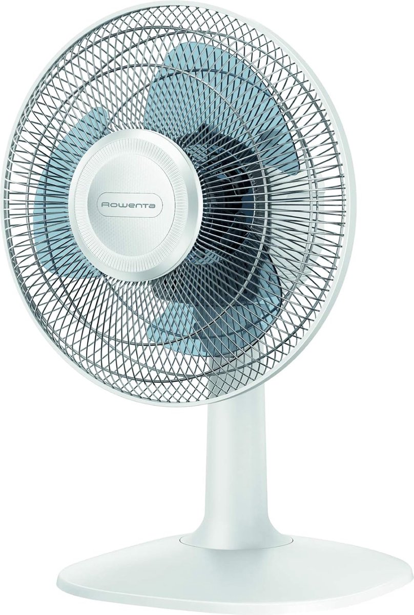 Compacte draagbare ventilator met 3 snelheden en stille modus - 30 cm ventilatiefunctie met automatische oscillatie