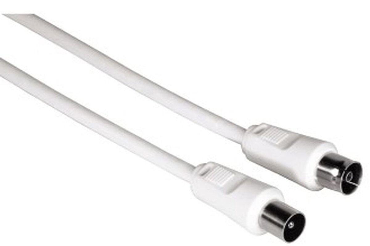 Kabel Coaxiale Antenne TV Hama 00011901 Wit 3 m