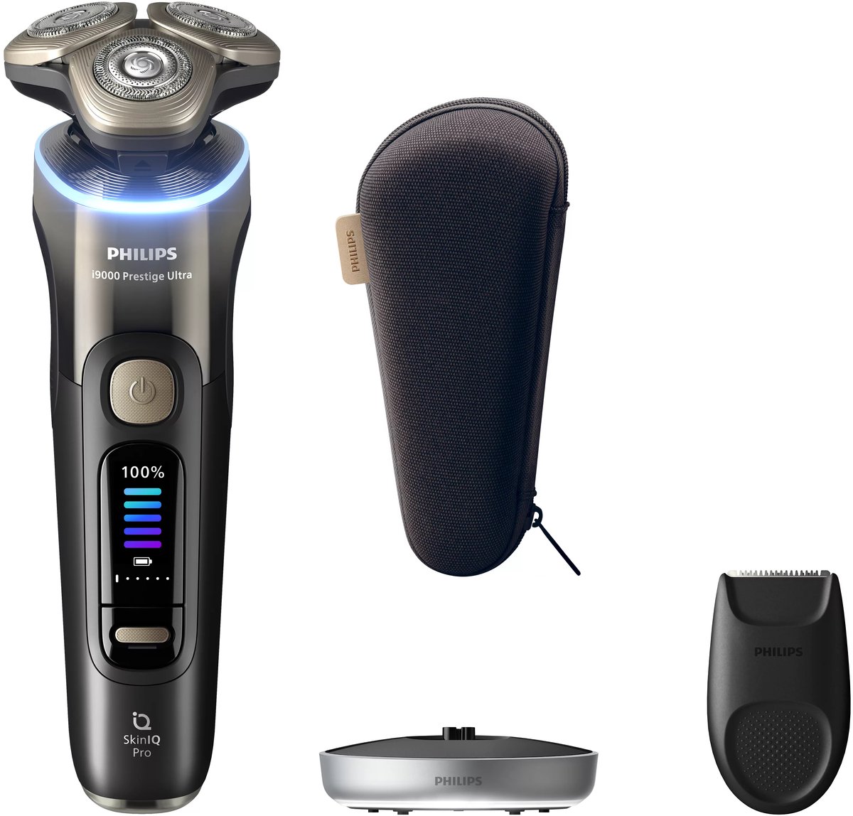 Philips i9000 Prestige Ultra XP9405/11 Wet&Dry elektrisch scheerapparaat met SkinIQ Pro - Philips - €229,99