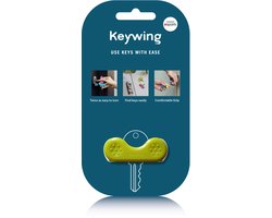 Keywing sleutelhulp Nieuw model - geel - hulpmiddel voor artritis - betere grip - meer kracht