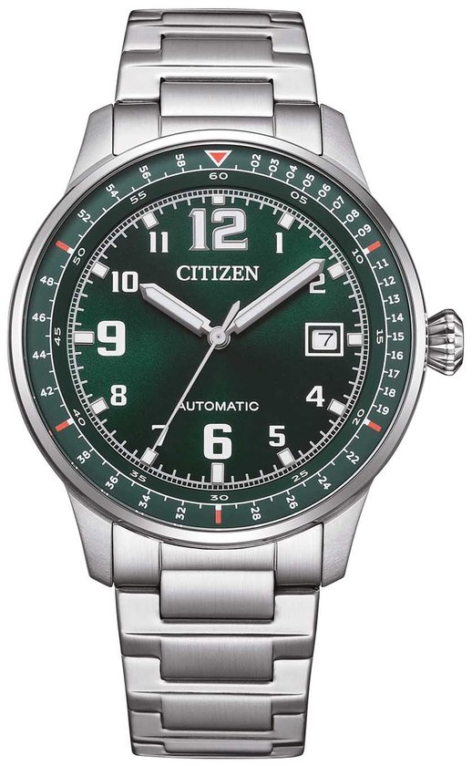 Citizen Urban Military NJ0190-51X Horloge - Staal - Zilverkleurig - Ø 40 mm