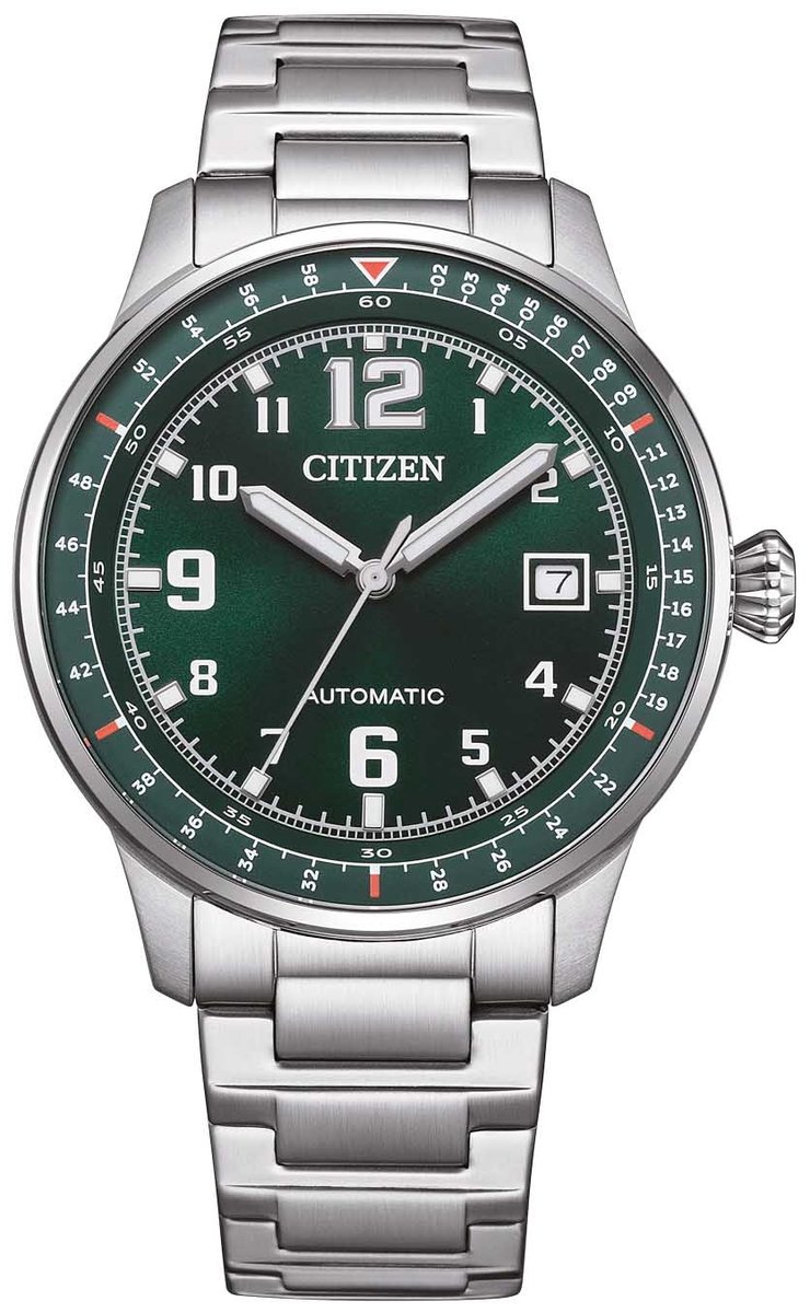 Citizen Urban Military NJ0190-51X Horloge - Staal - Zilverkleurig - Ø 40 mm