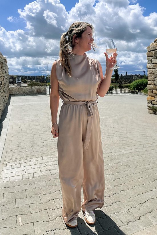 SisterS point Jumpsuit Guto Ju4 19010 Champagne Dames Maat - L