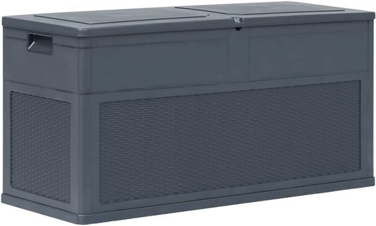 Chalet-Jardin 12HOLLYWOOD opbergkist voor tuin, 270 l, antraciet