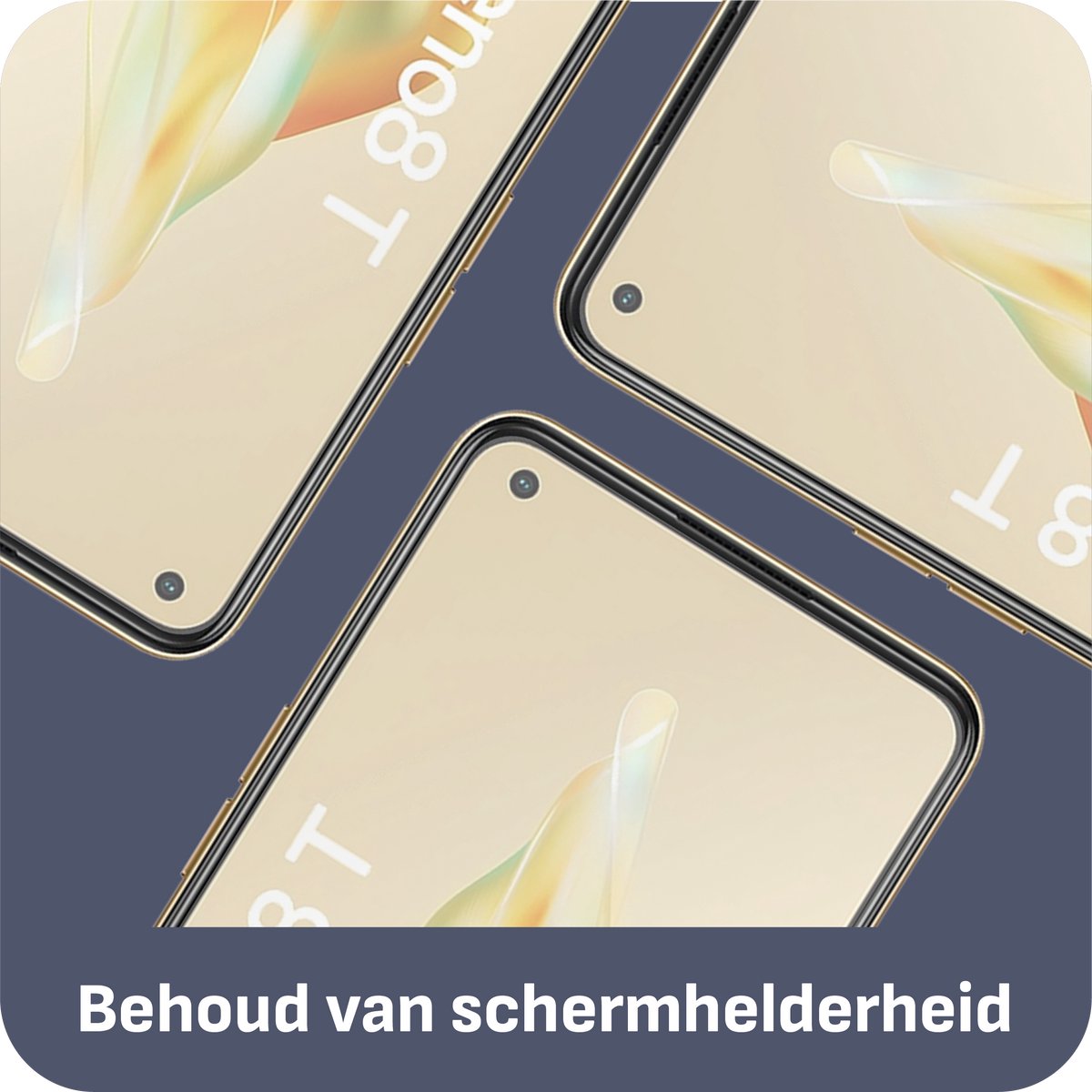 Cazy screenprotector geschikt voor OPPO Reno8 T (4G) - Screenprotector Gehard Glas - 2 Stuks