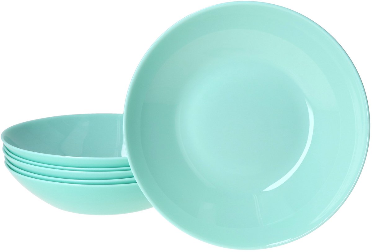 MamboCat 6-delig MINT-soepbord voor 6 personen van glas - 10272