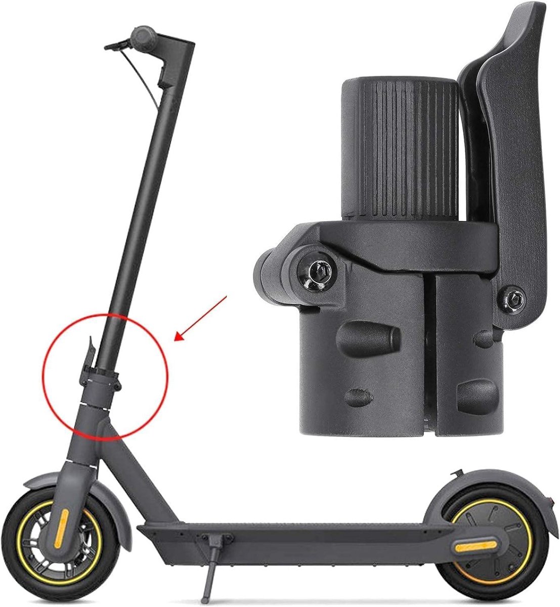 Base Pliante Pour Trottinette Xiaomi M365/Pro – Aluminium, Gain De Place Et Installation Facile