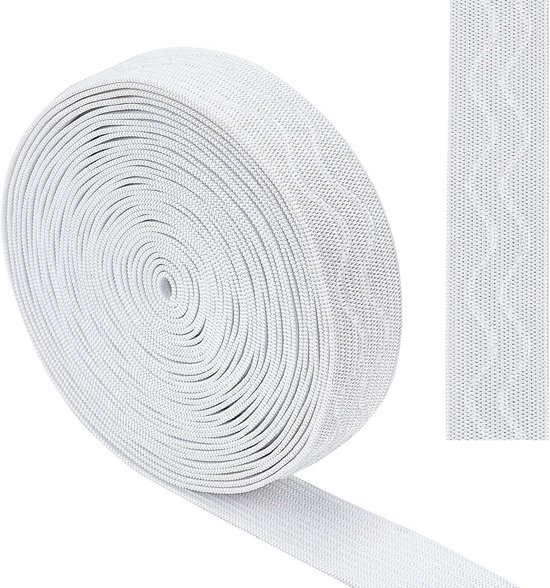 YYCRAFT BH-Träger Gummiband 10 Mm | 20 Yards Limettengrün | Für Nähen & Basteln