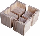 Uping Heavy Duty Meubelverhogers, set van 4 meubelverhogers