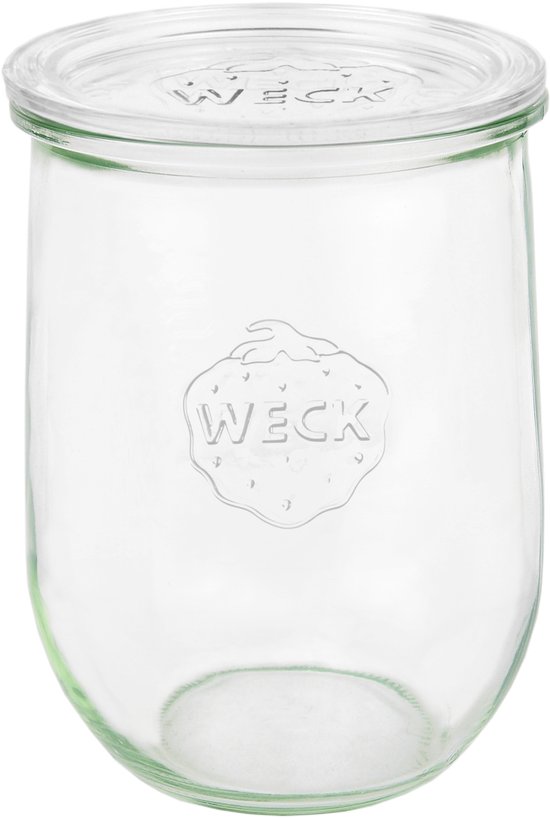 APS 12 Originele WECK potjes 140 ml met deksel, 6 cm, H