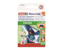 TESA POWERSTRIPS POSTER 20 stuks