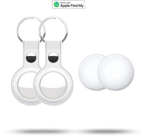 2x Trag Tag + witte sleutelhanger – gps tracker – keyfinder