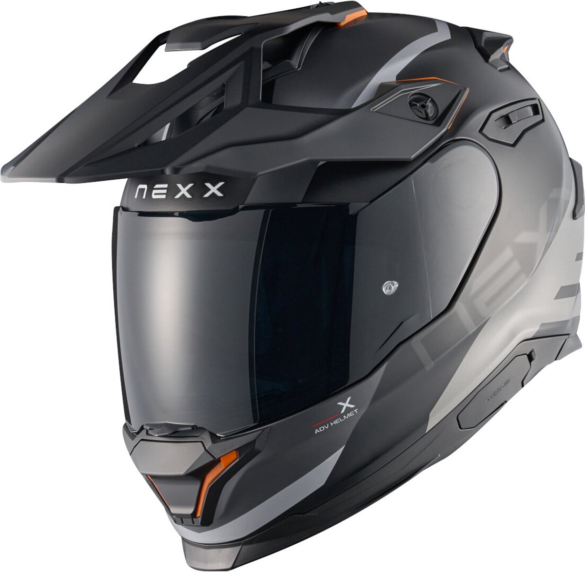 Nexx Y.TRAVL Quest Zwart Mat Grijs Adventure Integraalhelm - Maat L - Helm