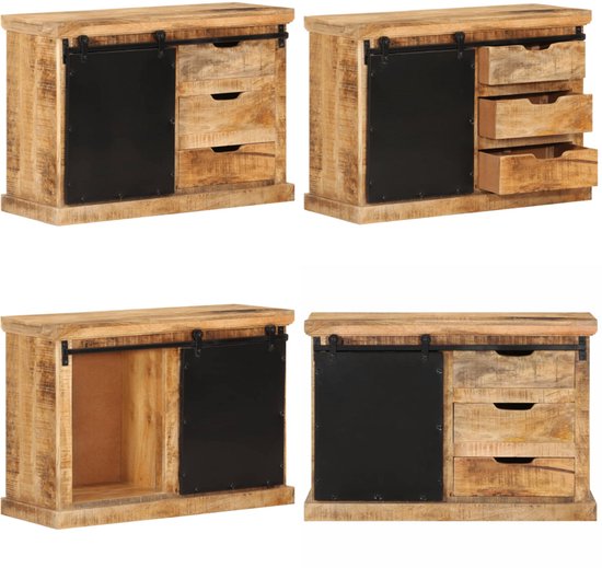 Dressoir 60x33x75 cm massief mangohout kopen