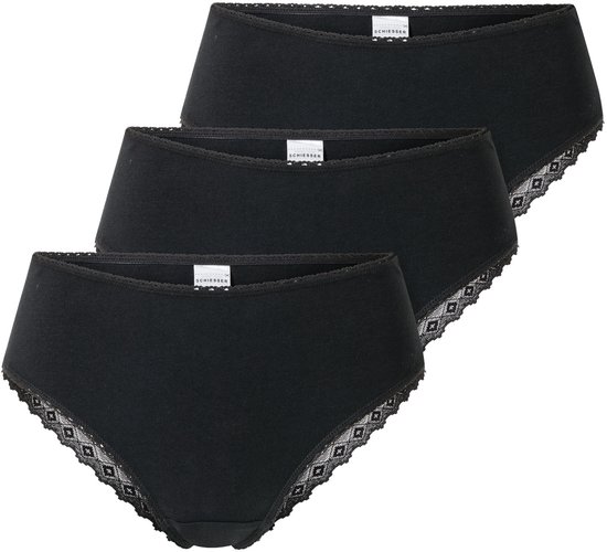 Ensemble brésilien 3 kanten Schiesser multicolore - Sous-vêtements femme Modern Multipacks - noir, blanc, gris