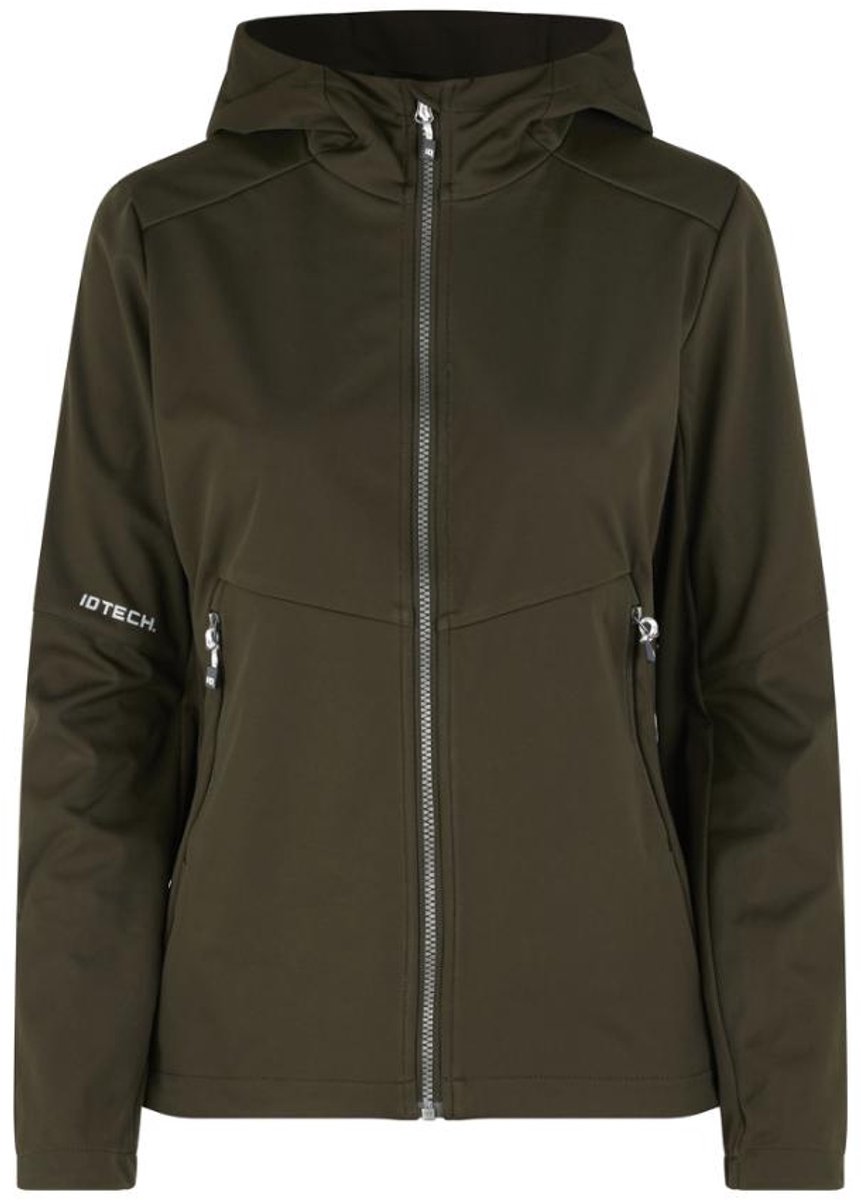 ID-Line 0837 Soft shell jacket light women OlijfgroenXL
