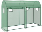Bol.com Tuinkas - Tunnelkasje - Tuinserre - 300x100x200 cm - Weerbestendige Foliekas - met 4 Vensters & 2 Rolk deuren - Voor Gro... aanbieding